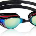 Nearsighted Swim Goggles, Shortsighted Optical Swimming Goggles No Leaking Anti Fog UV Protection for Adult Men Women (-2.5, Black)