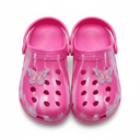 Butterfly Size 13 Pink Children's Clogs Slip-on Slides Non-Slip Pool Beach