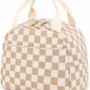 Bluboon Lunch Bag for Women Men Cute Corduroy Lunch Tote Bags Reusable Insulated Lunch Box Large Capacity Reusable Insulated Cooler for Work Picnic or Travel