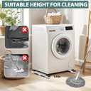 Appliance Rollers Heavy Duty,Max 36inch Extendable Appliance Sliders Anti-Slip with Lifter Lever Tool,Easily Move Washer,Dryer Machines,Furniture, Refrigerators Base Stand