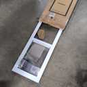 PetSafe Sliding Glass Pet Door - No-Cut DIY Install Doggy Door for Renters - Aluminum Frame - Adjustable Height 75 7/8" to 80 11/16" - Ideal for Medium Dogs Up to 40 lb - White