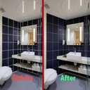 3 in 1 Silicone Caulking ToolsStainless Steelhead, Sealant Finishing Tool Grout Scraper, Reuse and Replace 5 Silicone Pads, Great Tools for Kitchen Bathroom Window, Sink Joint