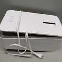 Dehumidifier for Home, 1000 sq.ft Dehumidifier with Auto Shut Off, 7-Color LED Light Built-in Aromatherapy Diffuser, Ultra-Quiet Dehumidifiers for Bedroom, Bathroom, Basement (Pale White)