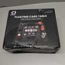 Floating Game or Card Table Tray for Pool or Beach Party Float Lounge Durable Foam Drink Holders with Waterproof Playing Cards (Brown)