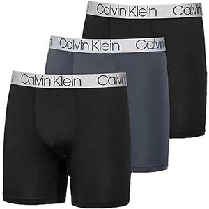 Calvin Klein Men's Micro 3-Pack Boxer Brief Black, Small