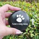 Pet Memorial Gifts for Loss Dogs and Cats - Dog Memorial Stone with Paw Print - Dog Bereavement Sympathy Gift Includes Pet Sympathy Cards - Forever in My Heart Plaque (Gold)