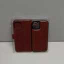 Bocasal Compatible with iPhone 12 Pro Max Wallet Case with Card Holder PU Leather Magnetic Detachable Kickstand Shockproof Wrist Strap Removable Flip Cover 6.7 inch (Brown)