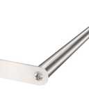 Towel Bar for Bathroom, MKO Brushed Nickel Towel Bar for Bathroom Wall Mounted, Stainless Steel Heavy Duty, 24 Inch Single Bath Towel Rod Holder (Silver)