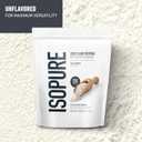 Isopure Zero Carb 100% Pure Whey Isolate Protein Powder, Gluten Free, with Vitamins, Unflavored, 25g Protein Per Serving, 1 Lb, 16 Servings , (EXP 12/30/27) 