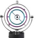 TOPINCN Balance Pendulum, Perpetual Motion Craft Celestial Body Movement Orbital Electric Wiggler, Revolving Art Balance Balls Office Desk Ornament