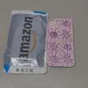 NITITOP Compatible with iPhone 14 Case Silicone Cute Flower Floral Sunflowers Pattern for Women Girl Trendy Slim Fit TPU Silicone Shockproof Full Camera Protection Cover - Purple