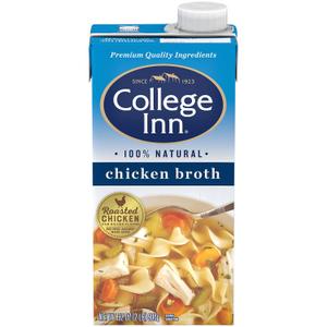 College Inn Chicken Broth, 32 Oz (Pack of 6), BB Date: 04/01/2026