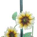 Hemoton Farmhouse Style Roll Paper Stand Colored Drawing Kitchen Paper Roll Holder Sturdy Flat-Bottom Design for Kitchen Bathroom and Living Room (Green)