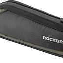 ROCKBROS Bike Frame Bag Top Bike Tube Bag Bike Triangle Bag Small Aerodynamic Bag for Triathlon and Gravel Bikes, Black