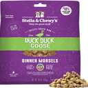 Stella & Chewy's Freeze-Dried Raw Cat Dinner Morsels - Premium Duck & Goose Recipe with 98% Cage-Free Poultry & Organs - Natural Grain-Free Cat & Kitten Food - Made in USA - 18 oz (1.13 Pound (Pack of 1))