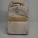 Arcoyard Rolling Backpack For Adults With Wheels, 40L Wheeled Backpack For Women, Travel Roller Backpacks, Carry On Luggage, Rolling Bag, Beige
