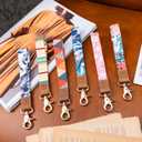2 x MNGARISTA Keychain Wristlet Key Chains Women Cute Keychain Wallet Key Chain Phone Wrist Strap Keychains for Women Men Car Keychains Key Chains for Car Keys Wallet Phone Case