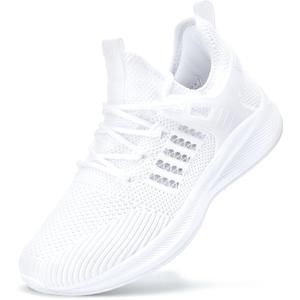 Womens Athletic Walking Shoes - Running Tennis Shoes Jogging Workout Lightweight Breathable Slip on Sneakers for Indoor Outdoor Gym Travel Work (8)