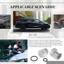 1Set of Rear AC Off Kit Compatible With H-onda Odys-sey 1997-2010/ H-onda P-ilot 07-15,A-cura MDX 01-06,M-azda MPV 00-06(Only applicable to some models)