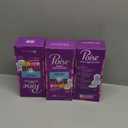 Poise Ultra Thin Incontinence & Postpartum Pads with Wings for Bladder Leaks, 3 Drop Maximum Absorbency, Long Length, 60 Count, Packaging May Vary