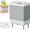 Hot Towel Warmer Can or Bathroom: 35L Large Quick Heat Hot Warming Tub - Blanket Heater Towel Warmers Can with Timer - Portable Housewarming Luxury Spa Gift at Home (Gery)