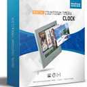 Large Display Retirement Countdown Clock and 4x6 Picture Frame, Countdown Retirement Clocks are Fun Gifts for Women Change Photo & Set Day Timer for Vacation Wedding Christmas Baby Birthday Halloween