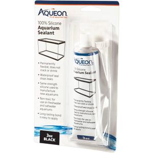2 x Aqueon Aquarium Silicone Sealant Black 3 Ounces