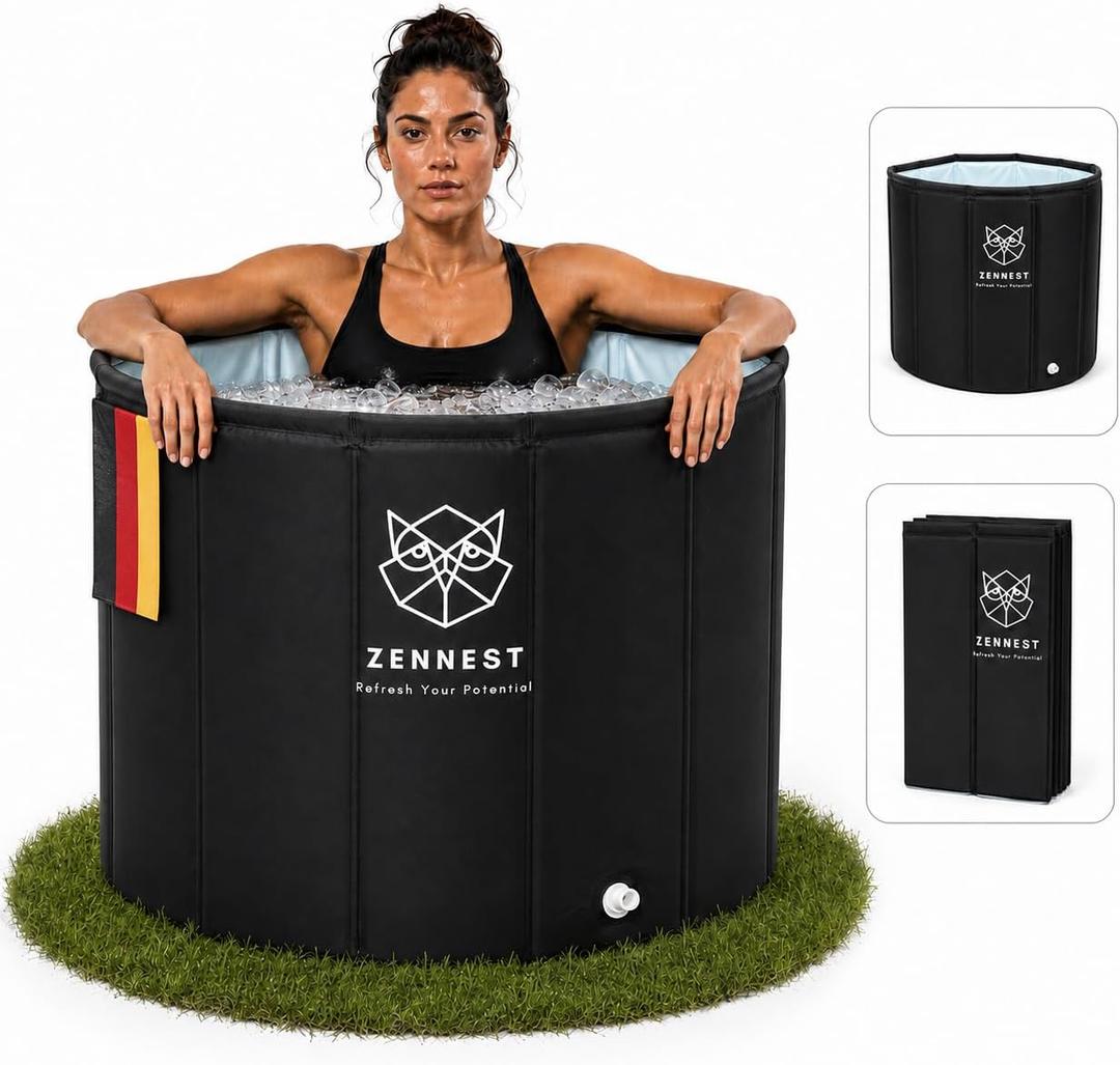 Portable Bathtub for Adults 90 Gal, 8-Layer Foldable Ice Bath Tub
Cold plunge or hot soak, 8-layer insulated walls, sets up in seconds with ebook