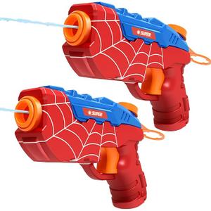 2 Pack Water Guns for Kids Squirt Water Pistols Cool Small Manual Water Gun, Party Favors Swimming Pool Toys Beach Outdoor Water Toys, Ideal Summer Gifts for Boys Girls 3 5 4 6 7 8