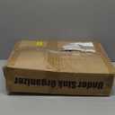 Kitstorack Under Sink Organizer, 2 Tier Under the Sink Storage, Slide out Pull out Cabinet Organizer Shelf, Metal Sliding Drawer for Kitchen Bathroom Pantry Closet Organization Rack, White, 1 Pack