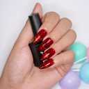 2 x Clear Glitter Silver Cat Eye Gel Nail Polish10ML (magnetic not included)