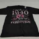 85 Year Old Made In 1940 Floral 85th Birthday Gift For Women T-Shirt S