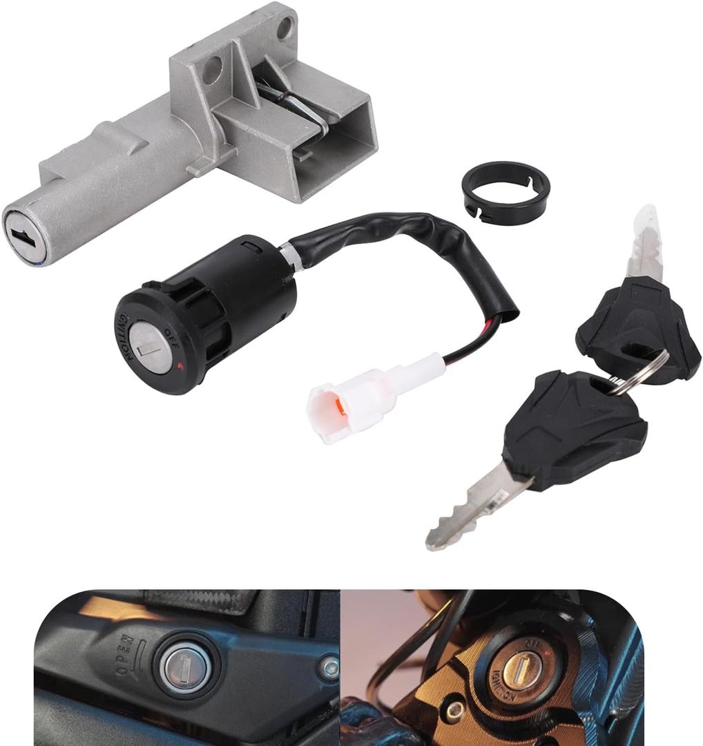 JFG Racing Ignition Key Switch for Surron Light Bee,Lock Set Cylinder for Electric Dirt Bike Surron Light Bee X and S/LBX