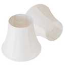 Fabric lamp shades,Lamp shades set of 2, boho lamp shade,linen lamp shade,10" Top x 14" Bottom x 10.5" High(Spider),blue lampshades for floor lamps,living room lamp shades set of 2 (white)