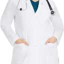 Healing Hands Lab Coat For Woman Coat Fiona with 4 Pockets, Fluid Barrier, Easy Care, and 360° Stretch Fabric 5101, XXS