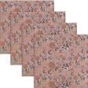 RUVANTI Cloth Napkins Set of 6 Cotton 100%, 18x18 Inches Napkins Cloth Washable, Soft, Absorbent. Cotton Napkins for Parties, Christmas, Thanksgiving, Weddings, Dinner Napkins Cloth - Dusty Palette