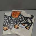 3 x Halloween Trick or Treat Garden Flag Ghost Dog 12x18 Inch Small Double Sided Burlap Welcome Yard Dachshund Skeleton Outside Decorations DF342