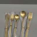 Silverware Set, 40 Pieces Stainless Steel Tableware, Retro Portuguese Five-piece Cutlery, Forks And Spoons, Home Flatware Set(Color:Gold,Size:8Set-40Pcs)