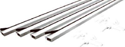 Slide-Co #PL 7836 36x36 White Scr Kit10