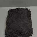 Smiry Dog Door Mat for Muddy Paws 30x20, Absorbs Moisture and Dirt Doormat, Non-Slip Washable Quick Dry Chenille Front Door Mat Indoor Entrance, Entryway Carpet for Inside Floor, Dark Grey