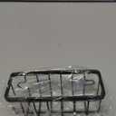 Kitchen Sink Sponge Holder, Kitchen Sink Caddy, Sponge Holder for Kitchen Sink Suction, Dish Soap Holder (Black)