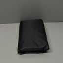 Round Patio Table Cover Waterproof, 50" Diax27.5" H Heavy Duty Oxford Fabric Outdoor Patio Furniture Cover Patio Table Chair Set Covers for Garden Round Table Dining Set, Black