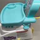 Peppa Pig Booster Seat with Tray, Toddler Dining Chair for Kitchen Table with Adjustable Tray, Cup Holder & Safety Straps, Portable, Easy to Clean, Fits Most Chairs