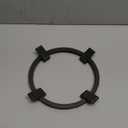 WANGYUANJI Cast Iron Wok Ring for Gas Burner, 8.3" Outer & 7" Inner Diameter  Heavy-Duty Non-Slip Support Rack for 6.7" Woks, Frying Pans & Pots, Stable Heat-Resistant Stove Adapter (Black)