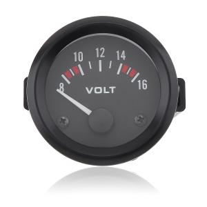 2" 52MM 12V 8~16V Universal LED Electrical Car Voltmeter Voltage Gauge Meter