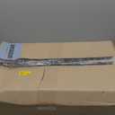 Aluminum Alloy Oval Shower Curtain Rod Hoop Square Shape Bathroom Rod for Clawfoot Tub Free Standing Tubs (Black)