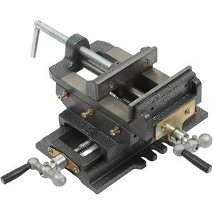 findmall 5 Inch Cross Slide Drill Press Vise 2 Way X-Y Heavy Duty Clamp Machine