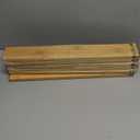 VaeFae Adjustable Bamboo Drawer Dividers, Expandable Drawer Organizer for Kitchen, Bedroom, Bathroom, Dresser and Office, 6-Pack