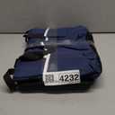 Ytonet Wearable Cleaning Caddy Bag, Large Cleaning Supplies Organizer with 4 Foldable Dividers, Kitchen Caddy Organizer with Handle & Adjustable Shoulder Straps for Cleaners & Housekeeper, Blue