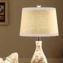 Vintage Decor 10Pcs Cloth Lamp Cover Edging Strip Light Shade Edges Banding Accessory for Home Using Natural Linen Fabric